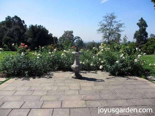 A view of the Rose Garden 