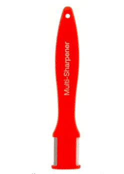 Red tungsten sharpener for pruners from amazon.